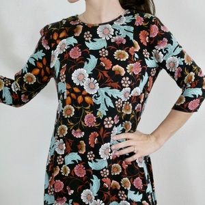 AS U WISH Retro Short Dress. Cool, vibrant floral